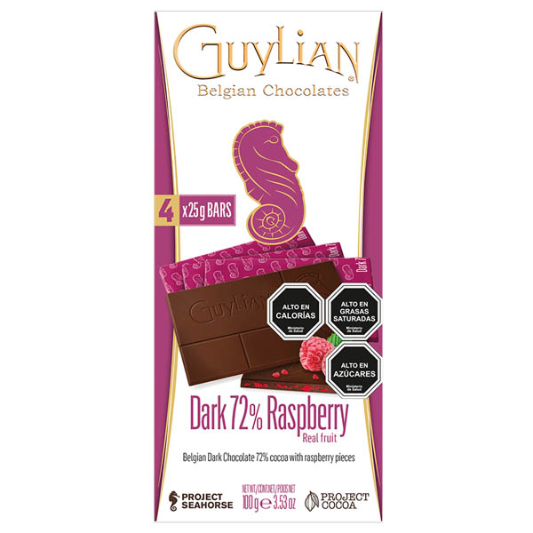PIB-GUYLIAN-DARK-72-RASPBERRY-100GR